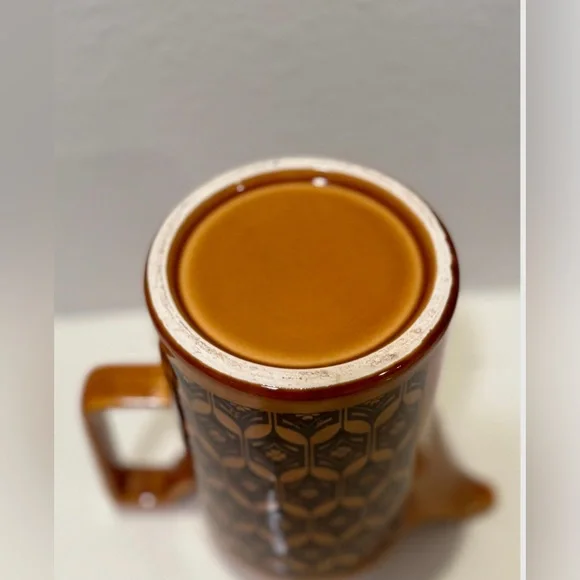 Vintage 70s MCM Royal Sealy Golden Brown Coffee Pot/Pitcher - Picture 6 of 10